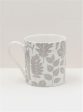 Gisela Graham Grey Garden Bone China Mug Online Sale