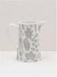 Gisela Graham Grey Garden Bone China Jug Medium For Cheap