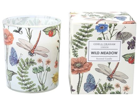 Gisela Graham - Flora & Fauna Scented Candle - Wild Meadow For Discount