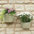 Woodlodge Edwardian Wall Planter 26cm - Mint Green Online Sale