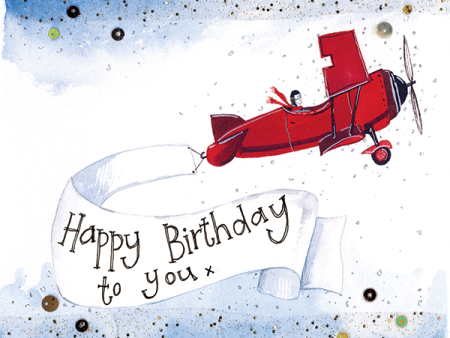 Aeroplane Birthday Card Online Hot Sale