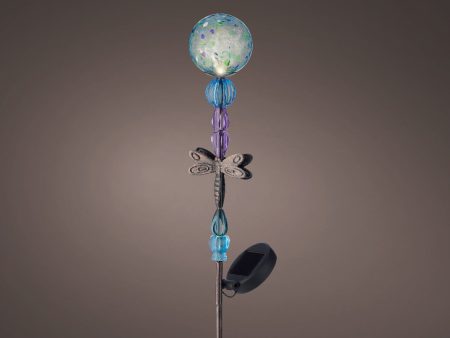 Solar Dragonfly Purple Stake Light on Sale