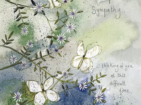 Butterflies Sympathy Card Online