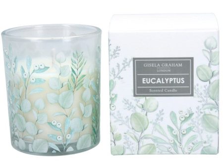 Gisela Graham Scented Boxed Candle - Eucalyptus - Small Supply