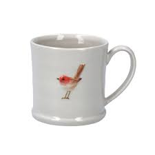 Gisela Graham Ceramic Mini Mug with Robin Design Hot on Sale