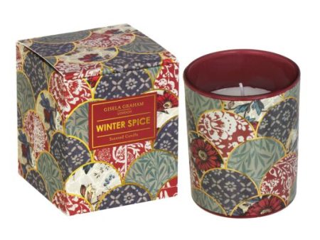 Gisela Graham Winter Spice Scented Candle For Discount