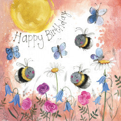 Sunshine Swarm Birthday Card Discount