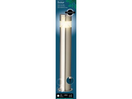 Motion Sensor Cylinder Solar Stake Light - Large Online now