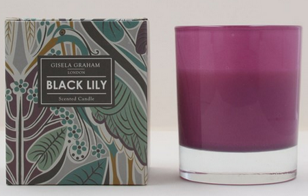 Gisela Graham Boxed Scented Candle - Heron - Black Lily Cheap