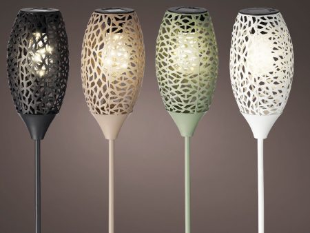 Patterned Solar Stake Light Online Sale