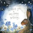 Starlight Hare Birthday Card Fashion