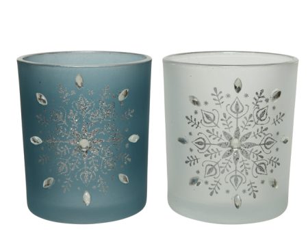 Diamond Snowflake Tealight Holder Sale