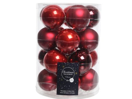 Red Mixed Baubles Fashion