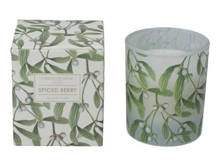 Gisela Graham Spiced Berry Scented Candle - Small Online Sale