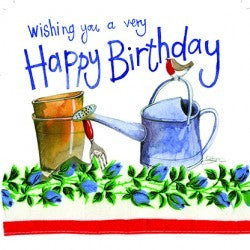 Watering Can Birthday Card Hot on Sale