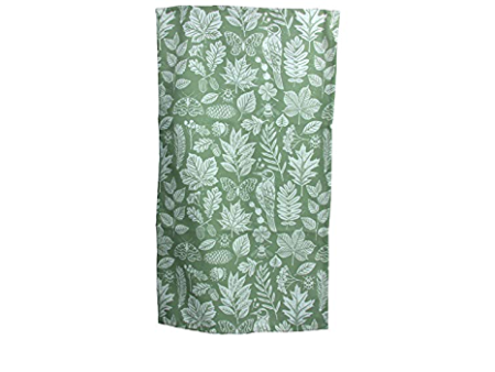 Gisela Graham - Green Garden Study Tea Towel Online Sale