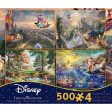 500pc Kinkade Disney 4In1 S3 For Sale