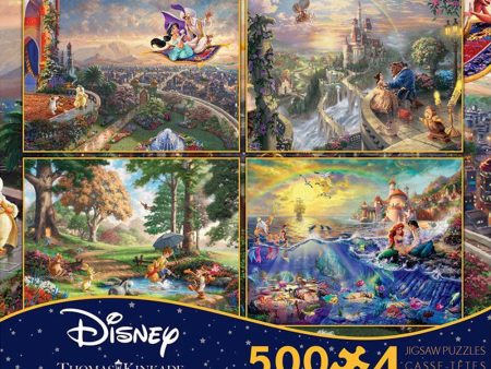 500pc Kinkade Disney 4In1 S3 For Sale