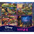 500pc Kinkade Disney 4In1 S5 For Sale