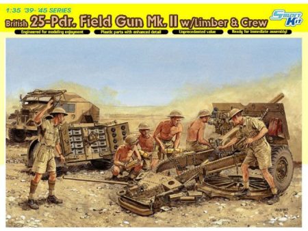 Dragon 6675 1 35 BRITISH 25Pdr. FIELD GUN Mk.II w LIMBER & CREW (SMART KIT) Online Hot Sale