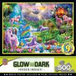 500pc Hidden Images Unicorns Retreat  Glow in the Dark For Sale