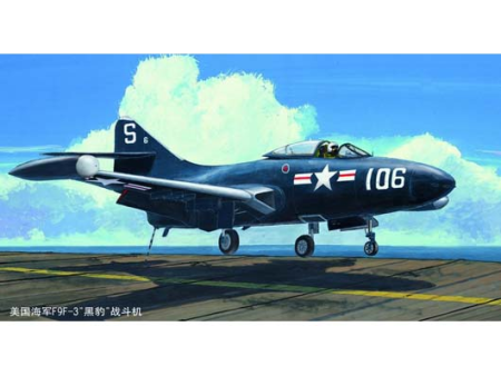 02834 1 48 US.NAVY F9F3 PANTHER Plastic Model Kit Cheap