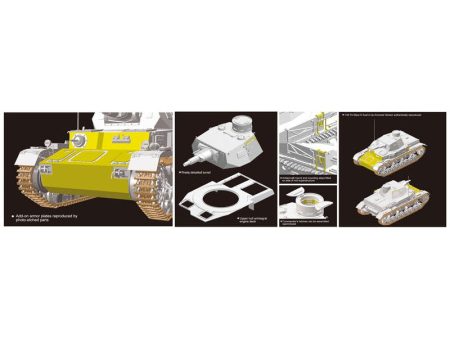 6816 1 35 Pz.Kpfw.IV Ausf.A mit ZUSATZPANZER SMART KIT Hot on Sale