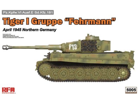 5005 1 35 Tiger I gruppe   Fehrmann   april 1945 w workable track links Plastic Model Kit For Discount