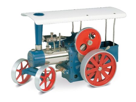 Wilesco 00405 D 405 Steam Traction Engine blue on Sale