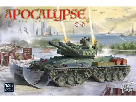 1 35 Soviet Apocalypse Tank Plastic Model Kit [BC001] Online Hot Sale