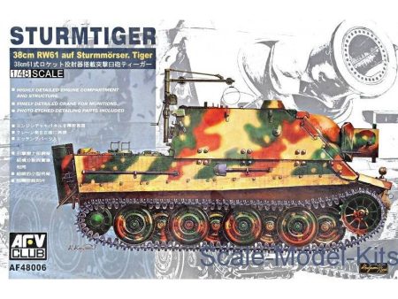 AFV Club AF48006 1 48 German Sturmtiger Late Type Chassis Plastic Model Kit For Sale