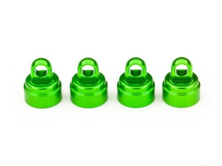 Aluminium Shock Caps Green For Cheap