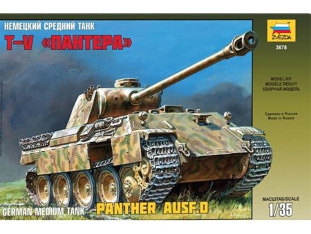 1 35 German Medium Tank PANTHER Ausf.D  Plastic Model Kit Online now