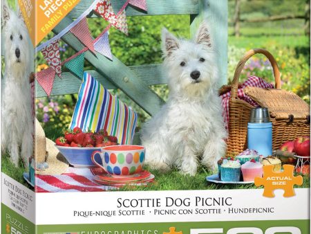 500pc Scottie Dog Picnic Fashion