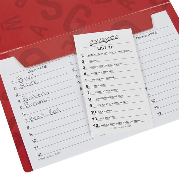 Scattergories on Sale