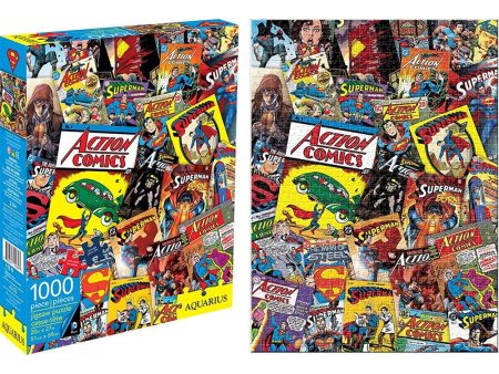 1000pc DC Comics Superman Retro Online Hot Sale