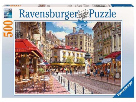 500pc Quaint Shops Puzzle Cheap