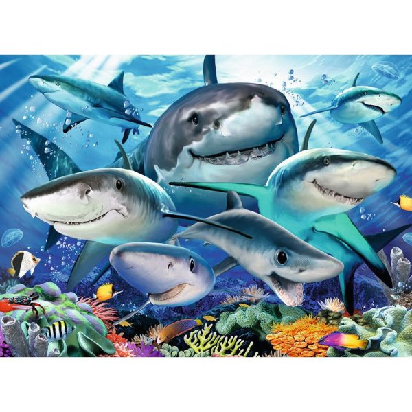 300pc Smiling Sharks For Cheap