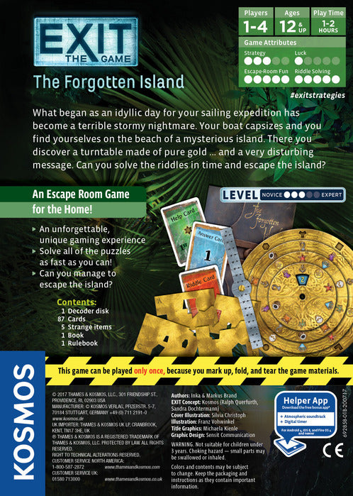 Exit the Game: The Forgotten Island Supply