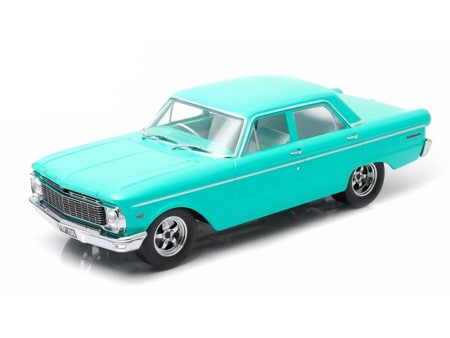 1 18 1965 XP Falcon Sedan Teal Fashion