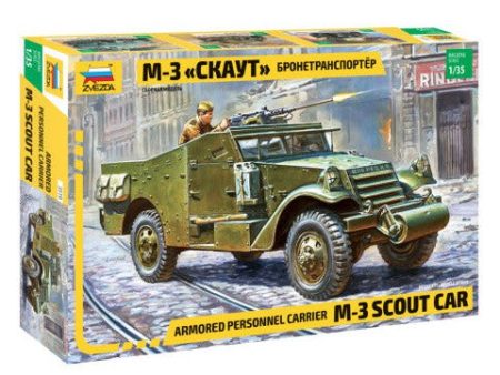 1 35 Armored Personnel Carrier M3 Scout Car  Plastic Model Kit Fashion