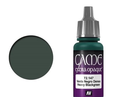 72147 Game Colour Extra Opaque Heavy Blackgreen 17 ml Acrylic Paint For Cheap