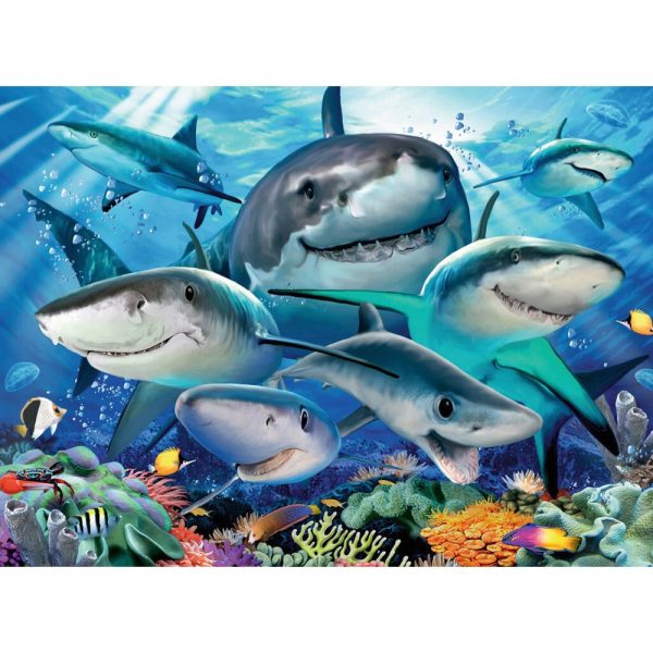 300pc Smiling Sharks For Cheap