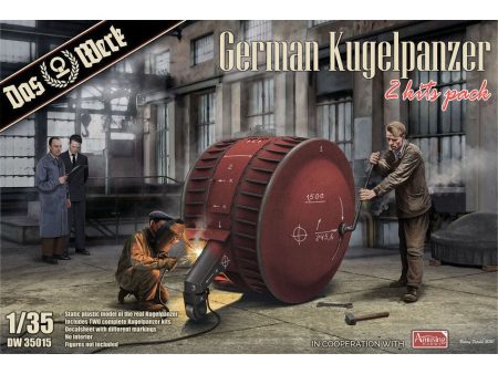 35015 1 35 German Kugelpanzer double pack 2 pcs Plastic Model Kit Fashion