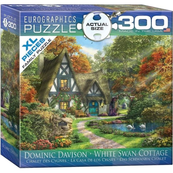 300pc XL Davison  White Swan Cottage Sale