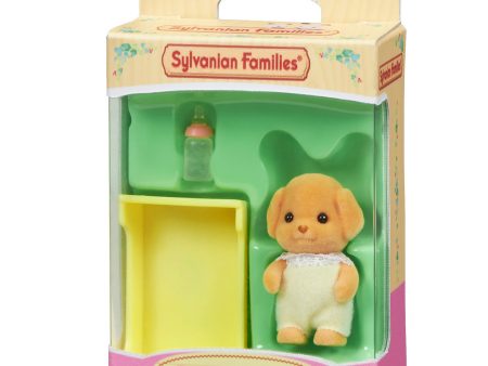 Toy Poodle Baby with Bottle and Crib Online