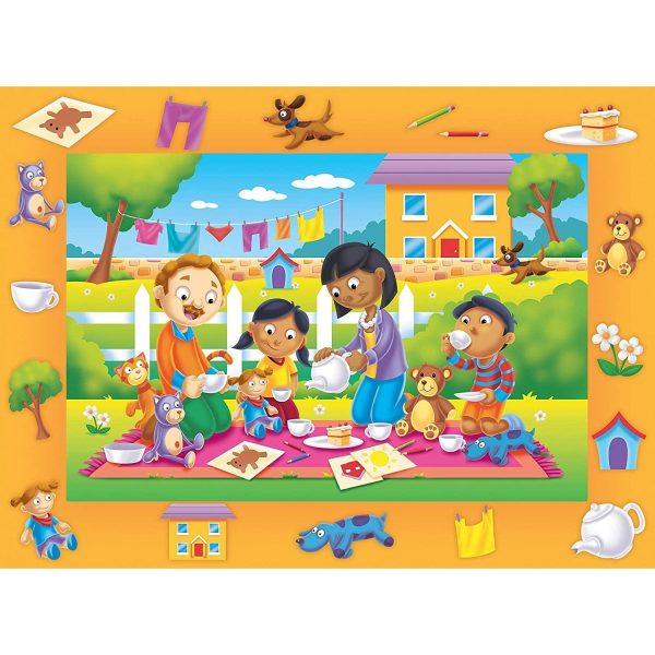 16pc Toys Tea Party My First Floor Puzzle Hot on Sale