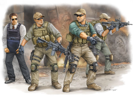 00420 1 35 PMC in Iraq VIP Protection Plastic Model Kit Discount