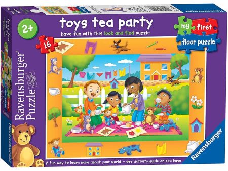 16pc Toys Tea Party My First Floor Puzzle Hot on Sale