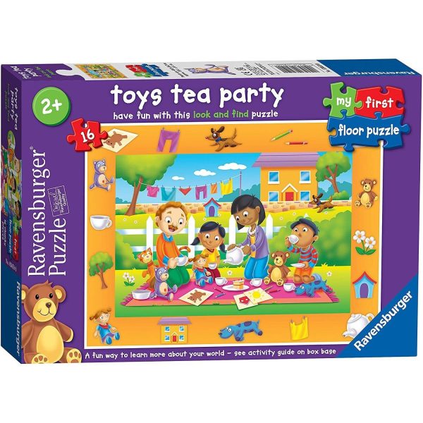 16pc Toys Tea Party My First Floor Puzzle Hot on Sale